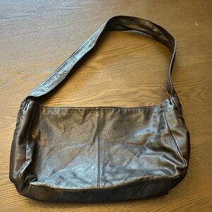 J.Jill Classic Soft Leather Shoulder Bag